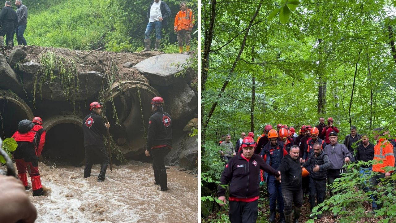 Kocaeli'de sel: Dereden geçmeye çalışan anne ve oğul hayatını kaybetti