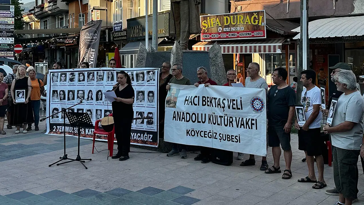 Köyceğiz’de Madımak anması: 'Bu dava biz bitti demeden bitmez