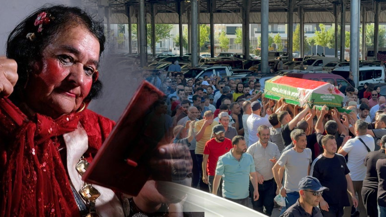 Konya'da 'Kırmızılı Kadın' Son Yolculuğuna Binlerle Uğurlandı
