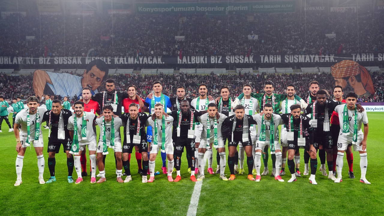 Konyaspor-Filistin dostluk maçı 2-2 berabere kaldı