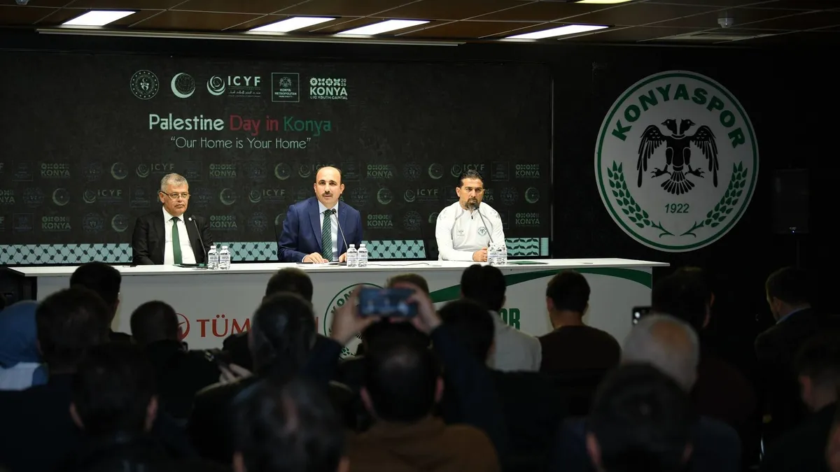 Konyaspor'dan Filistin maçı için taraftara çağrı: Vazgeçmeyeceğiz