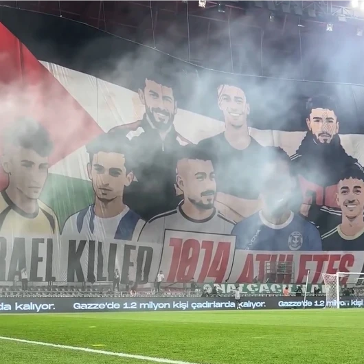 Konyaspor Tribünlerinden Filistin'e Anlamlı Destek