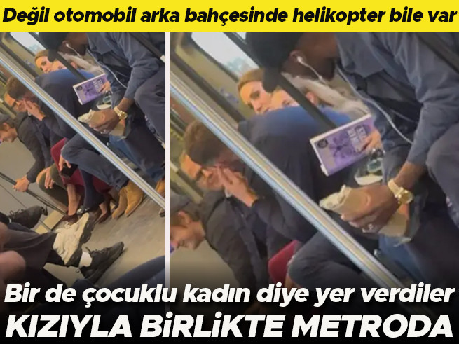 Kraliyet Üyesi Metroda: 'Çocuklu Kadın' Diye Yer Verdiler