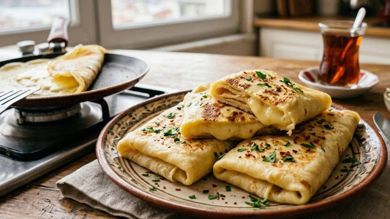 Krep börek tarifi: Yufkasız pratik ve lezzetli kahvaltılık