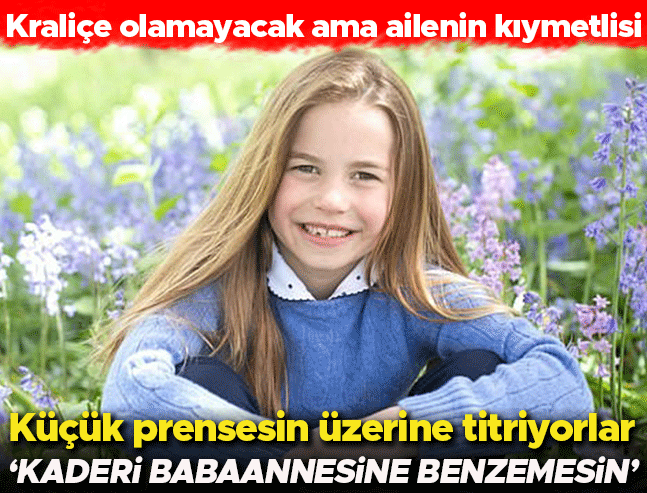 Küçük prenses Charlotte: Kraliçe olamayacak ama ailenin göz bebeği