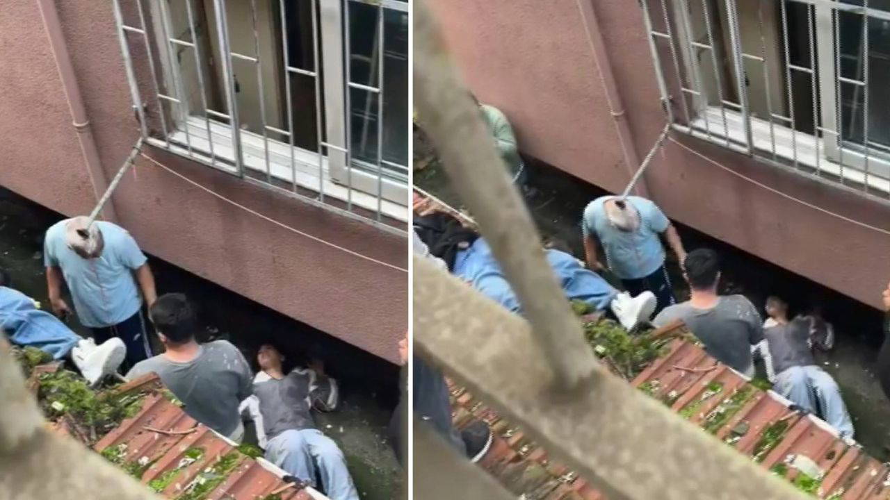 Küçükçekmece'de çarşafla kaçış faciayla bitti: 2 genç ağır yaralı
