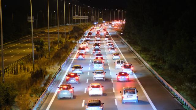 Kurban Bayramı dönüş yolculuğunda otoyollarda yoğunluk