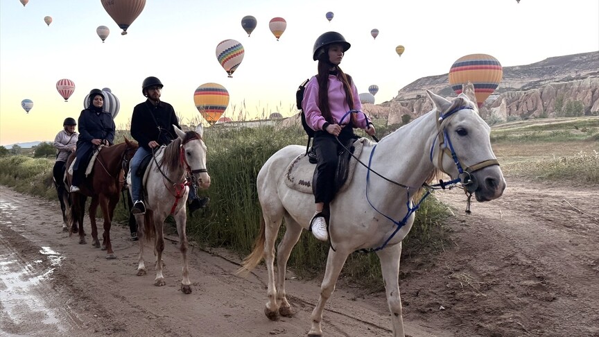 Kurban Bayramı'nda Kapadokya'da Yerli Turist Yoğunluğu