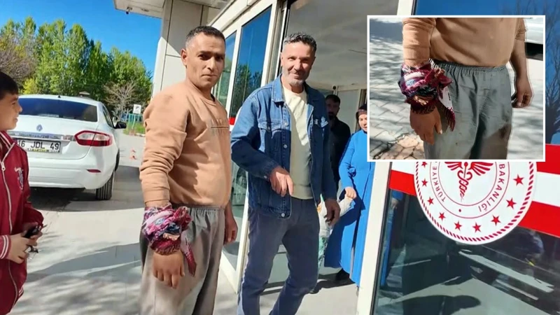 Kurban keserken bıçakla kendini yaraladı: Erciş'te bayram tedirginliği