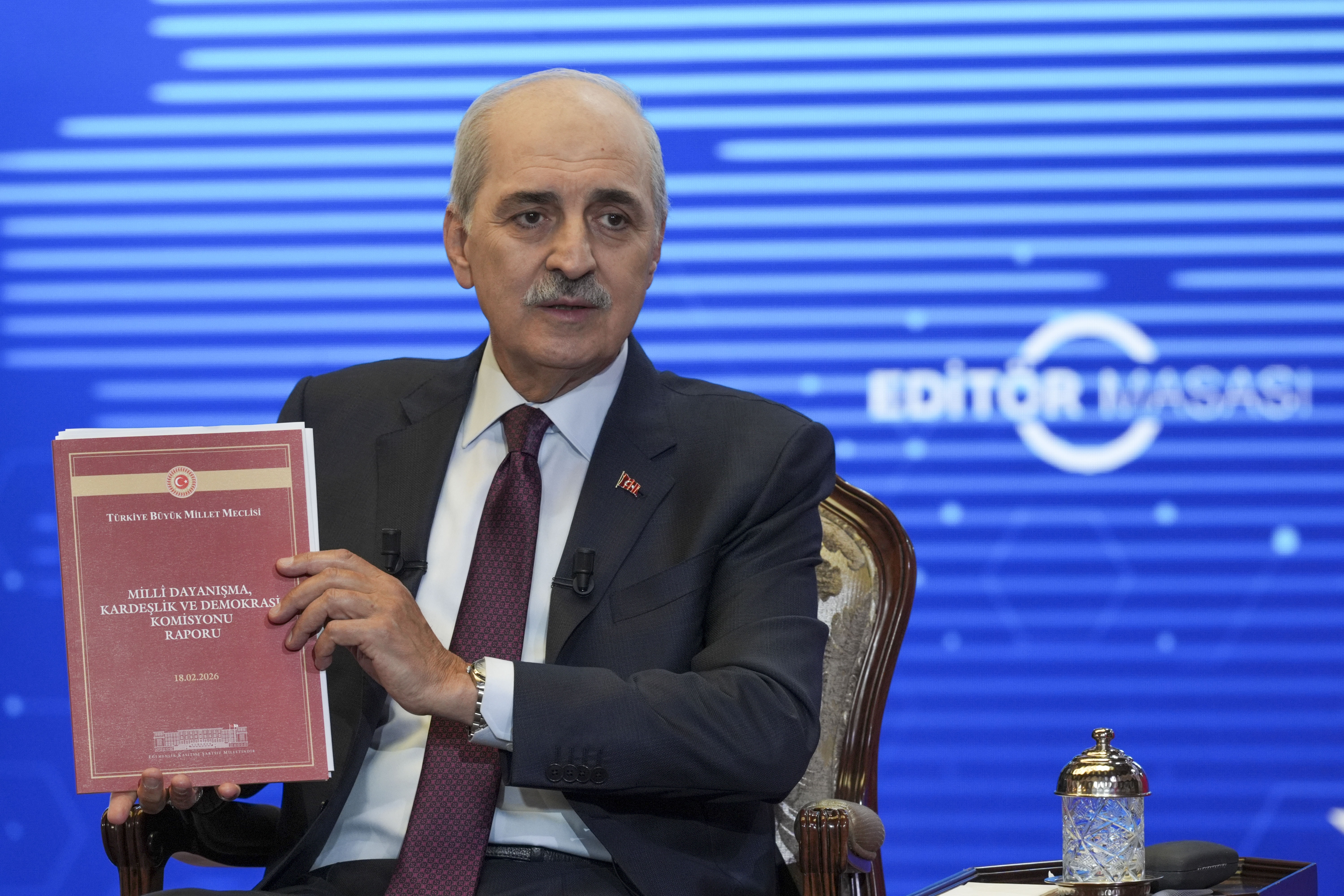 Kurtulmuş: İmralı dahil örgütün hiçbir üst düzey yetkilisi yasadan yararlanamayacak