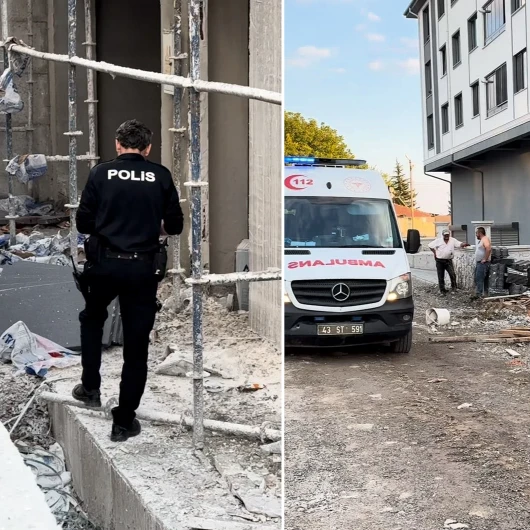 Kütahya'da inşaat ustası 20 metreden düşerek ağır yaralandı