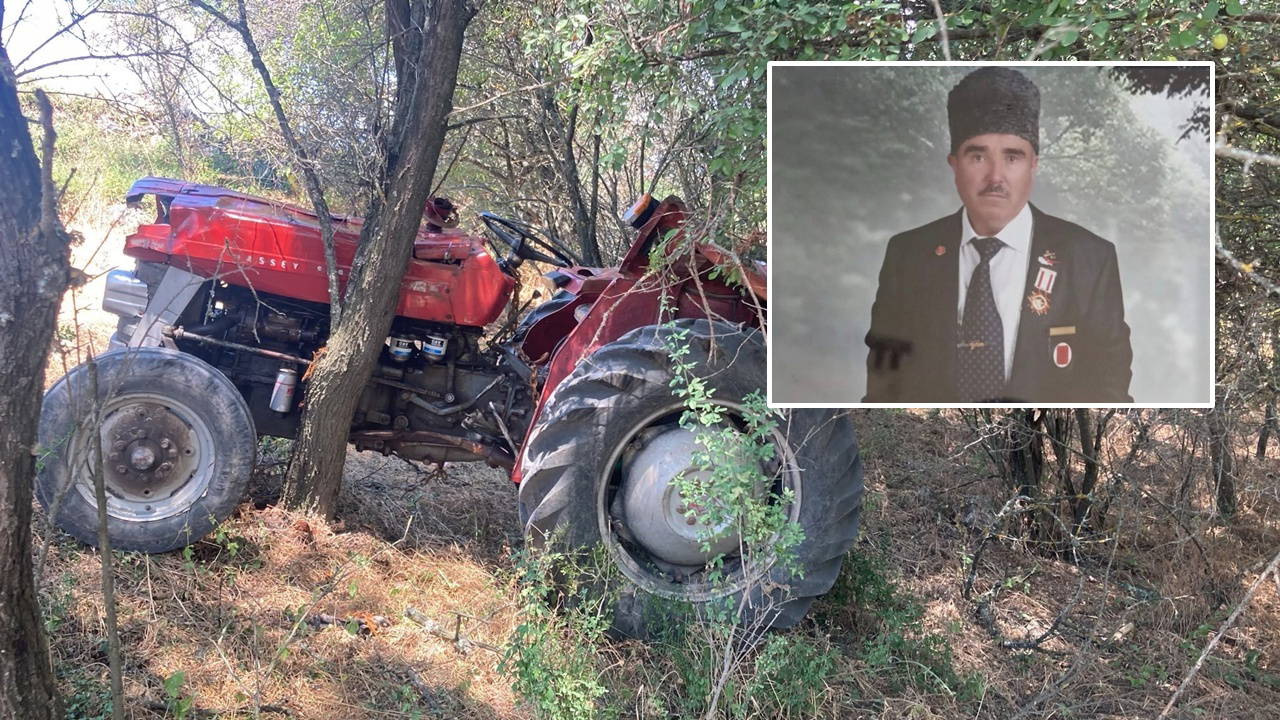 Kütahya'da Traktör Devrildi: Kıbrıs Gazisi Hayatını Kaybetti