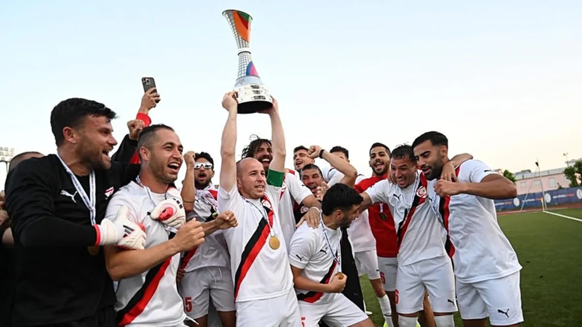 Kuzey Kıbrıs Türk Cumhuriyeti CONIFA Avrupa Şampiyonu Oldu