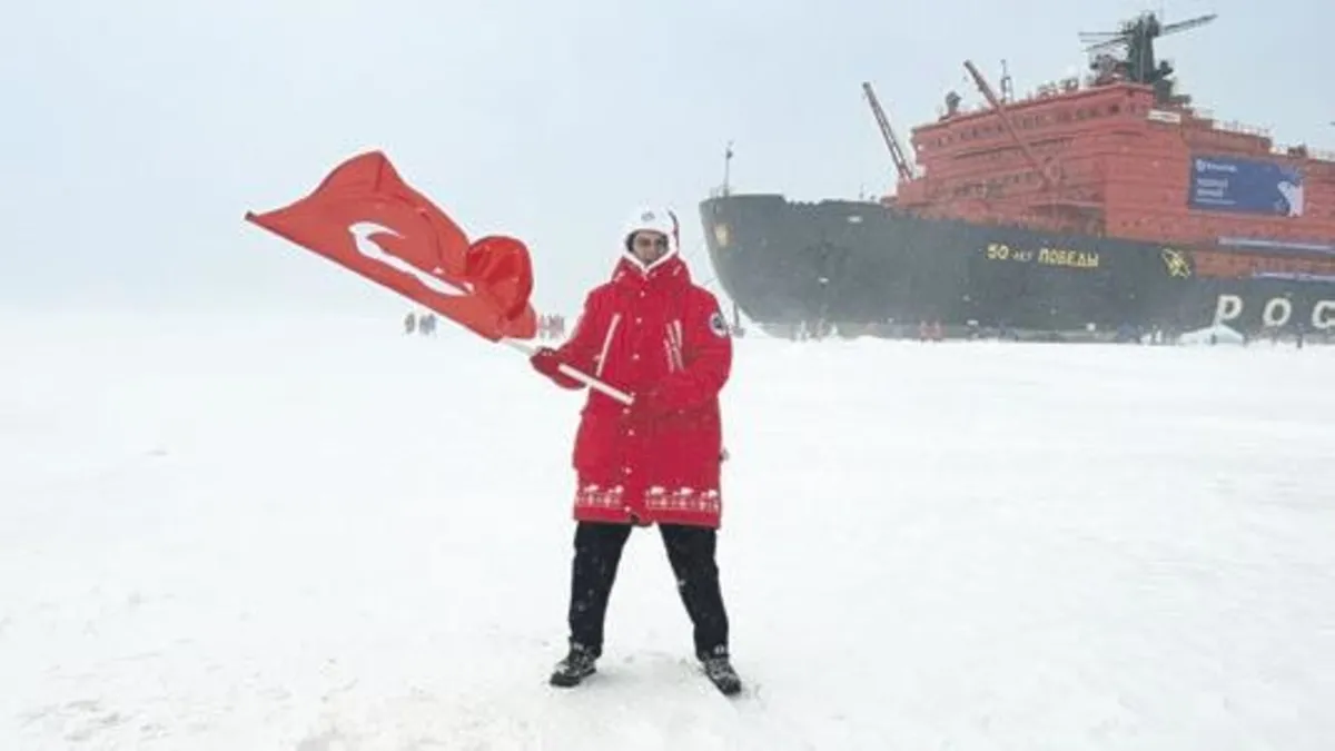 Kuzey Kutbu'nda Türk Bayrağı Gururu: Rosatom'un Bilgi Buzkıranı Seferi Tamamlandı