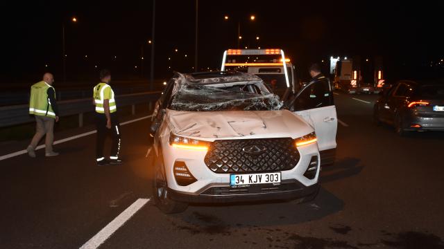 Kuzey Marmara Otoyolu'nda kaza: 2 yaralı