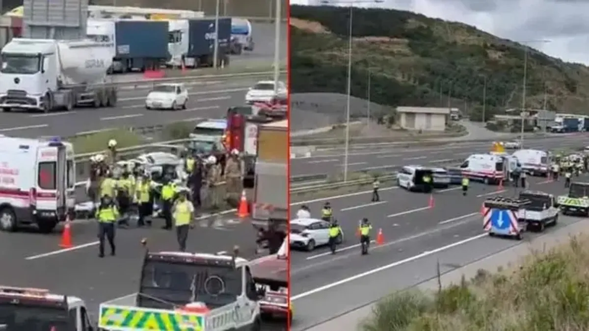 Kuzey Marmara Otoyolu'nda feci kaza: 3 ölü, 5 yaralı