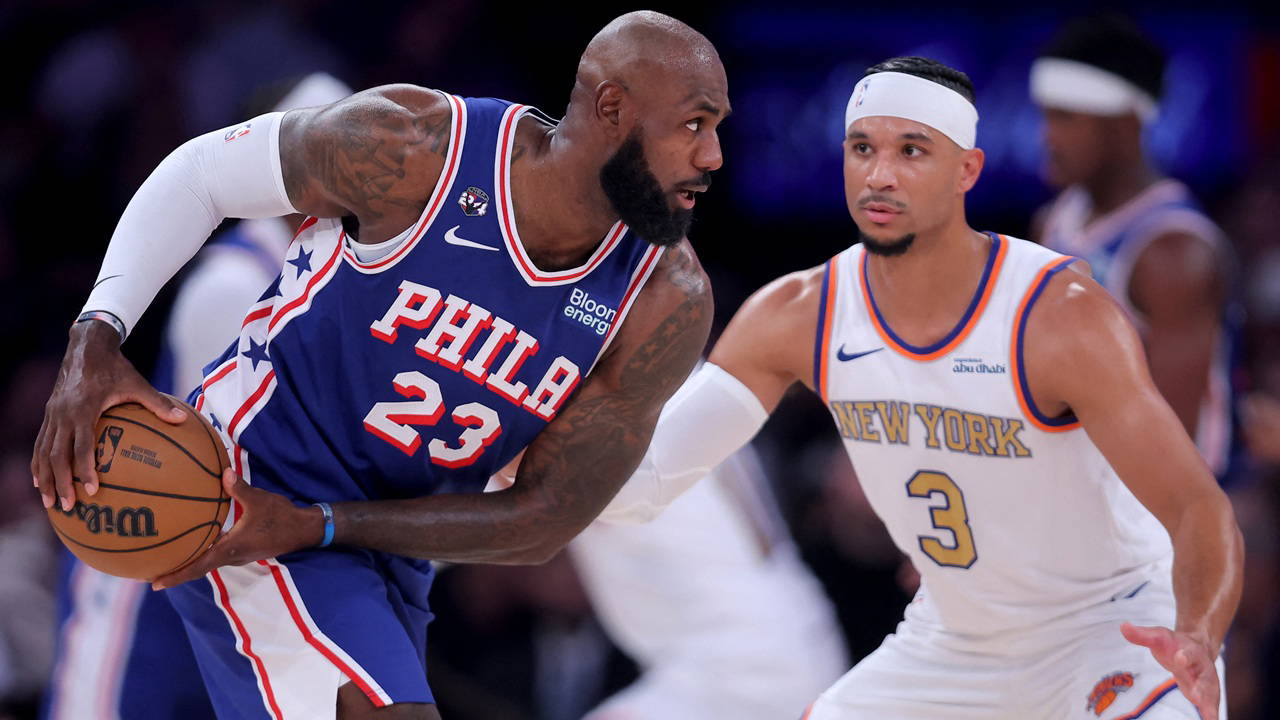 LeBron James'li 76ers, Knicks'i 106-100 Mağlup Etti