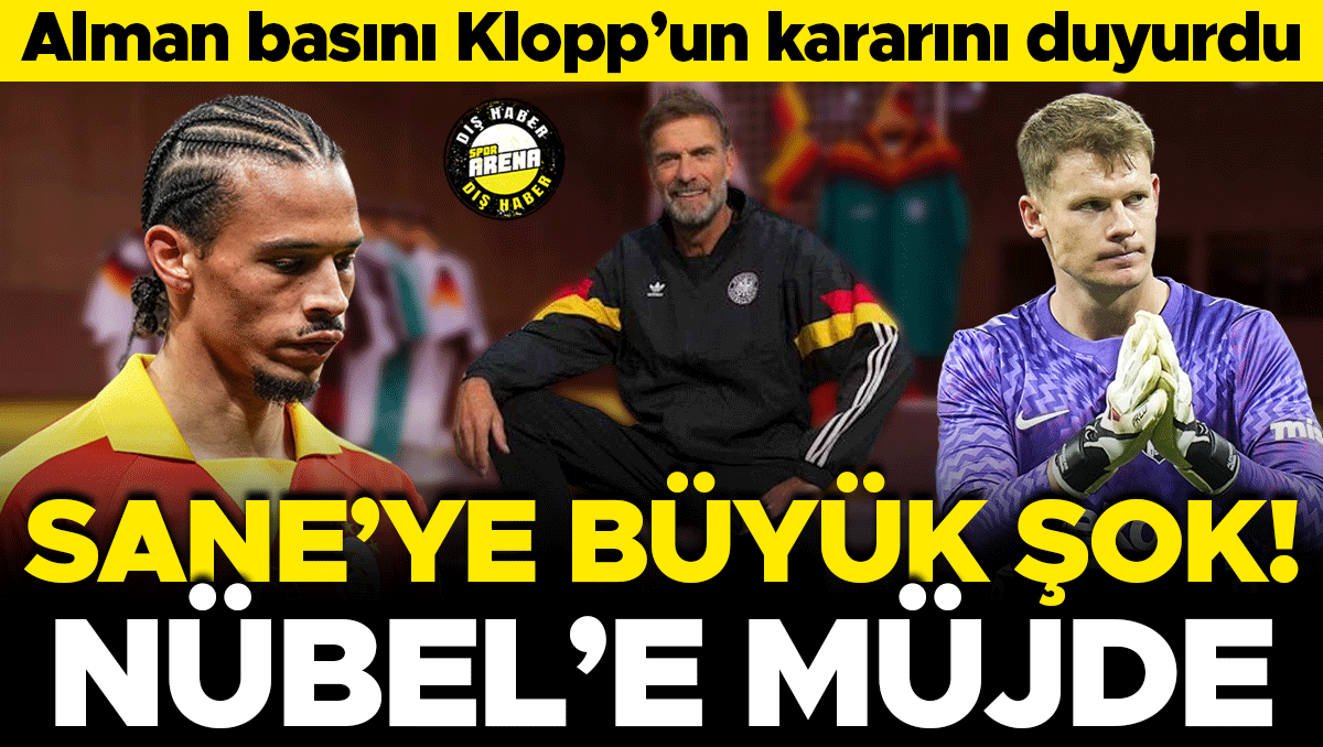 Leroy Sane Milli Takım Kapısı Kapanıyor: Nübel'e Müjde