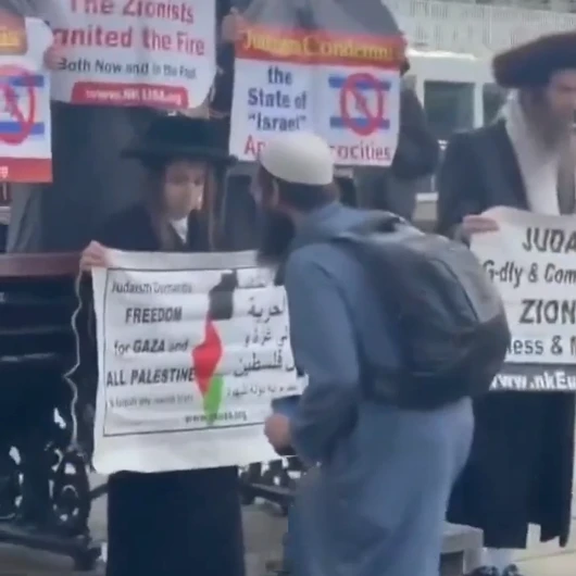 Londra'da Filistin'e Destek: Müslümandan Ortodoks Yahudilere Teşekkür