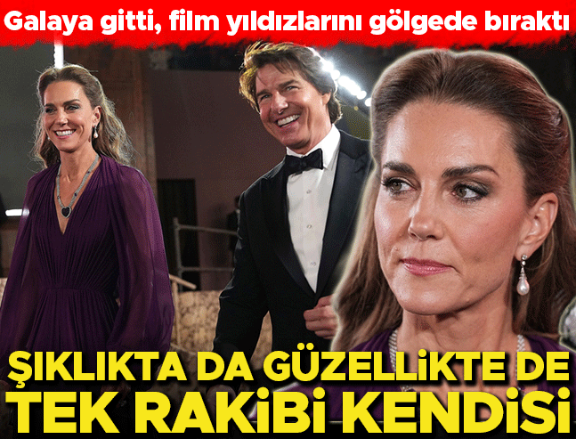 Londra Galasında Kraliyet Işıltısı: Film Yıldızlarını Gölgede Bıraktılar