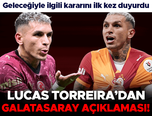 Lucas Torreira Galatasaray'da kalıyor: Geleceğiyle ilgili ilk açıklama