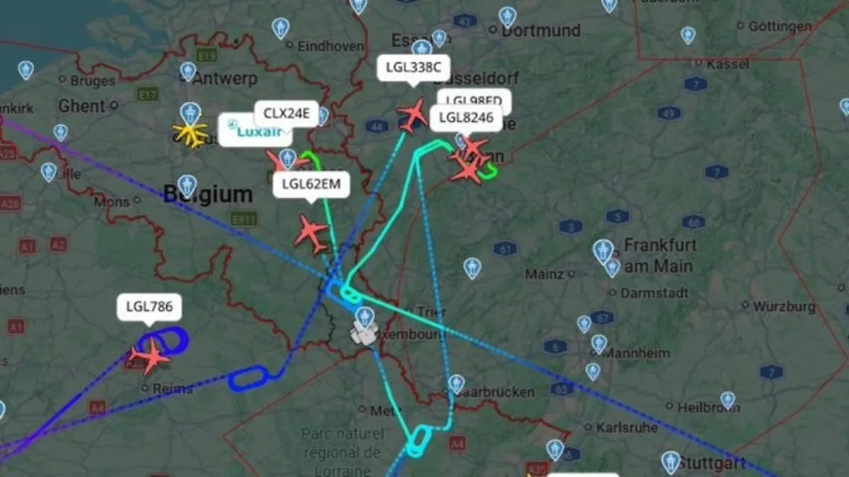 Lüksemburg Findel Havalimanı'nda dron alarmı: Uçuşlar durduruldu