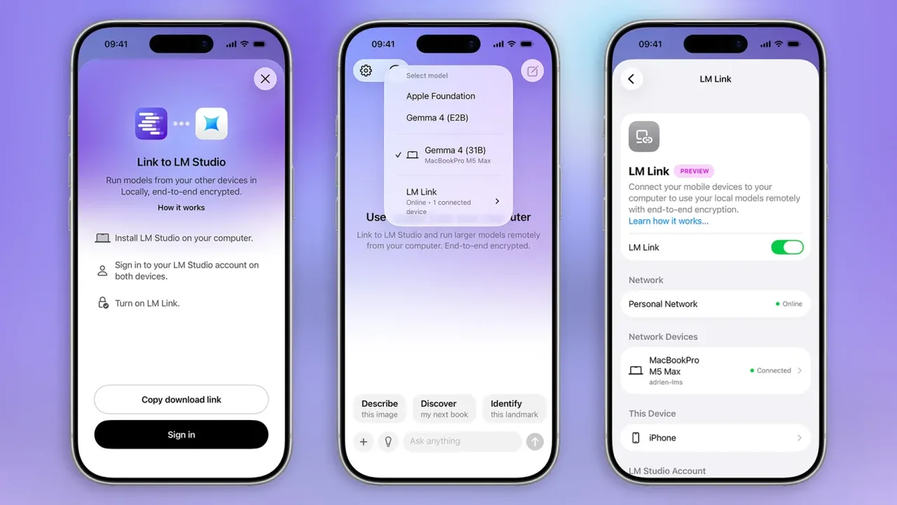 Mac'teki Yapay Zeka Modellerini iPhone'la Kontrolünüzde