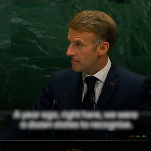 Macron'dan BM'de Gazze tepkisi: "Hepimizin utancı