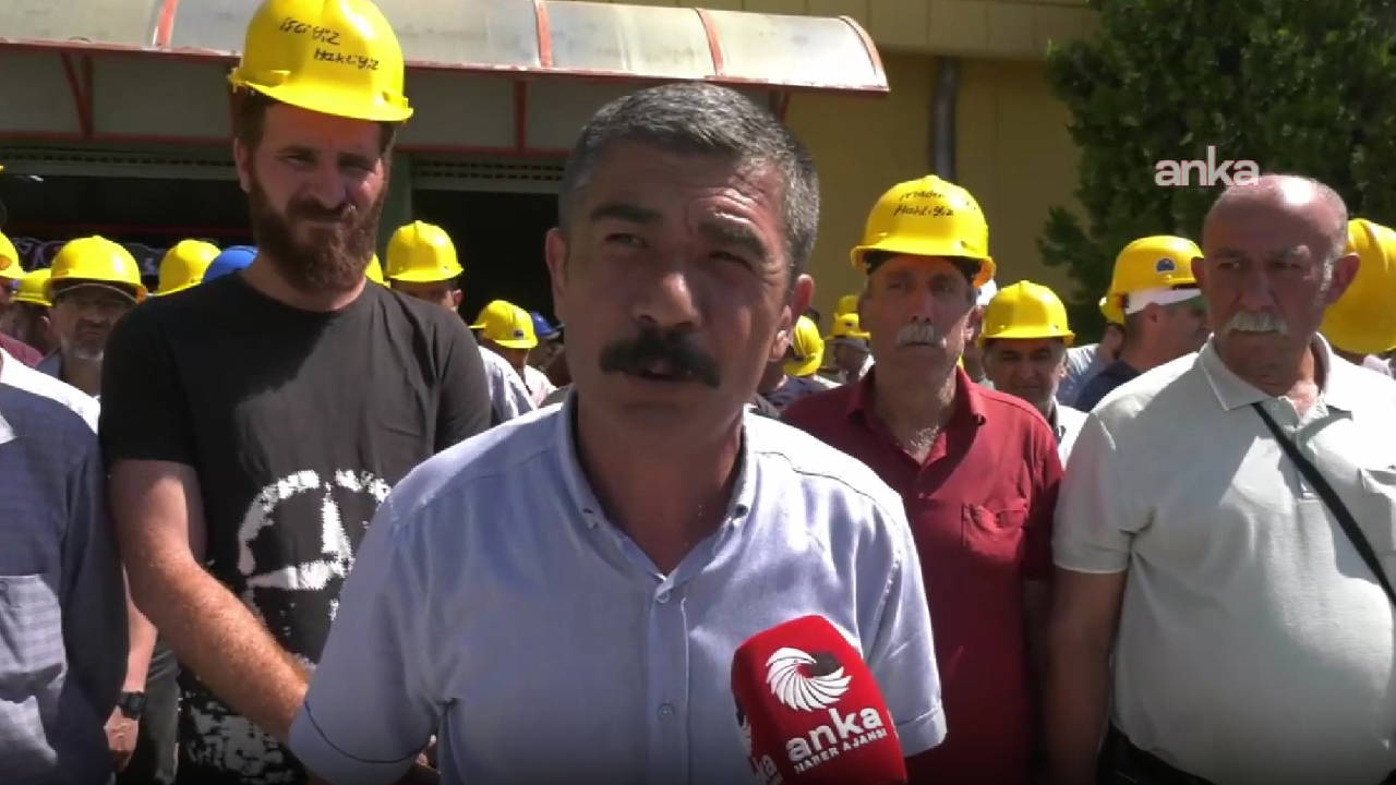 Madencilerden AKP Mitinginde Hak Arama Hamlesi