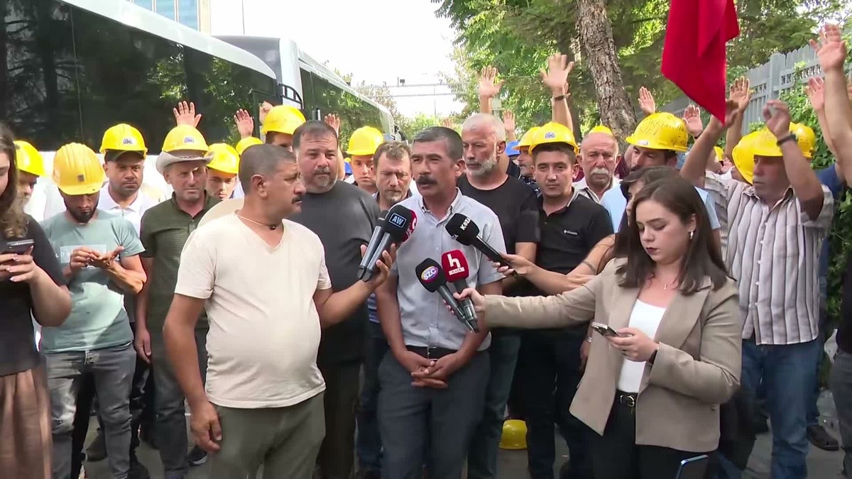 Madencilerin Bakanlık Önündeki Eylemi 8. Günde: 24 Saat Kalacağız
