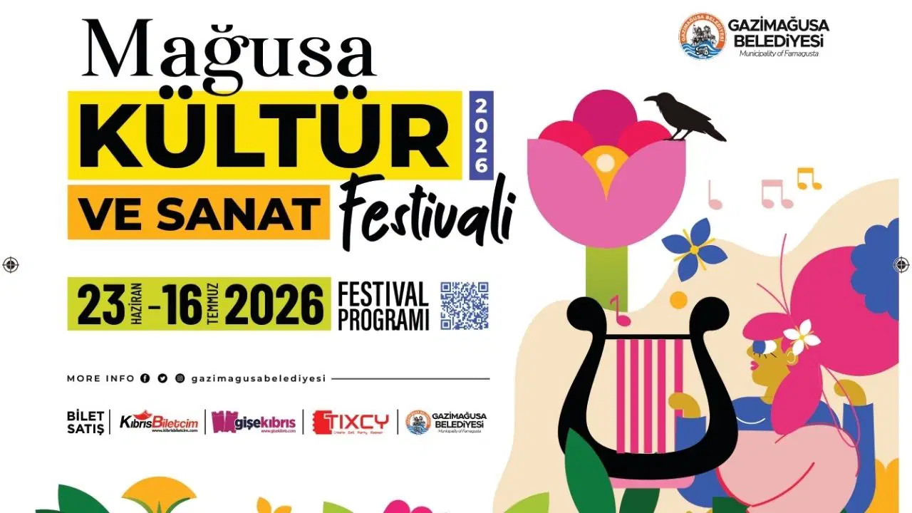 Mağusa'da 26. Uluslararası Kültür Sanat Festivali Başlıyor