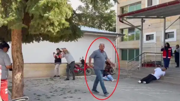 Mahalle muhtarı hastane tatbikatını gerçek sandı: O anlar kamerada