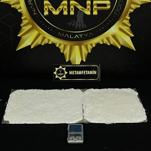 Malatya'da 900 gram metamfetamin ele geçirildi: 1 tutuklama