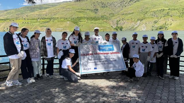 Malatya'da köy okulundan su koruma seferberliği