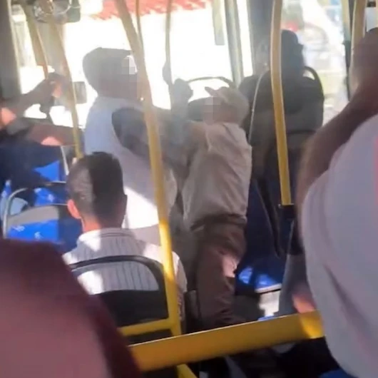 Malatya'da Otobüste Ücretsiz Kart Kavgası