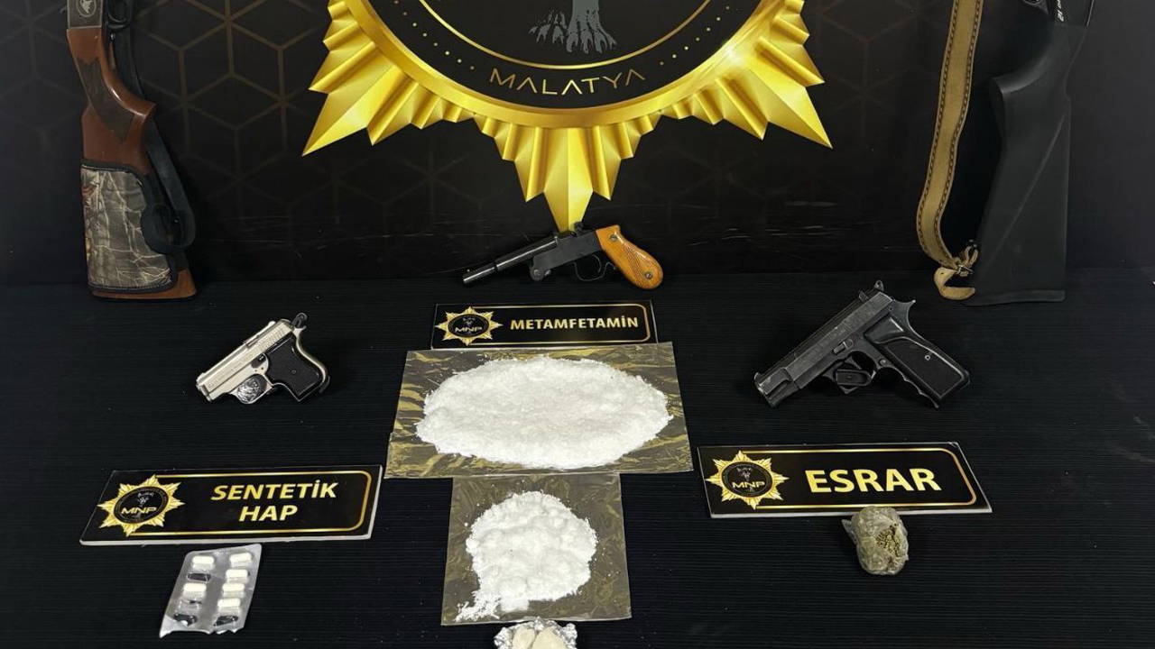 Malatya'da büyük uyuşturucu operasyonu: 7 tutuklama