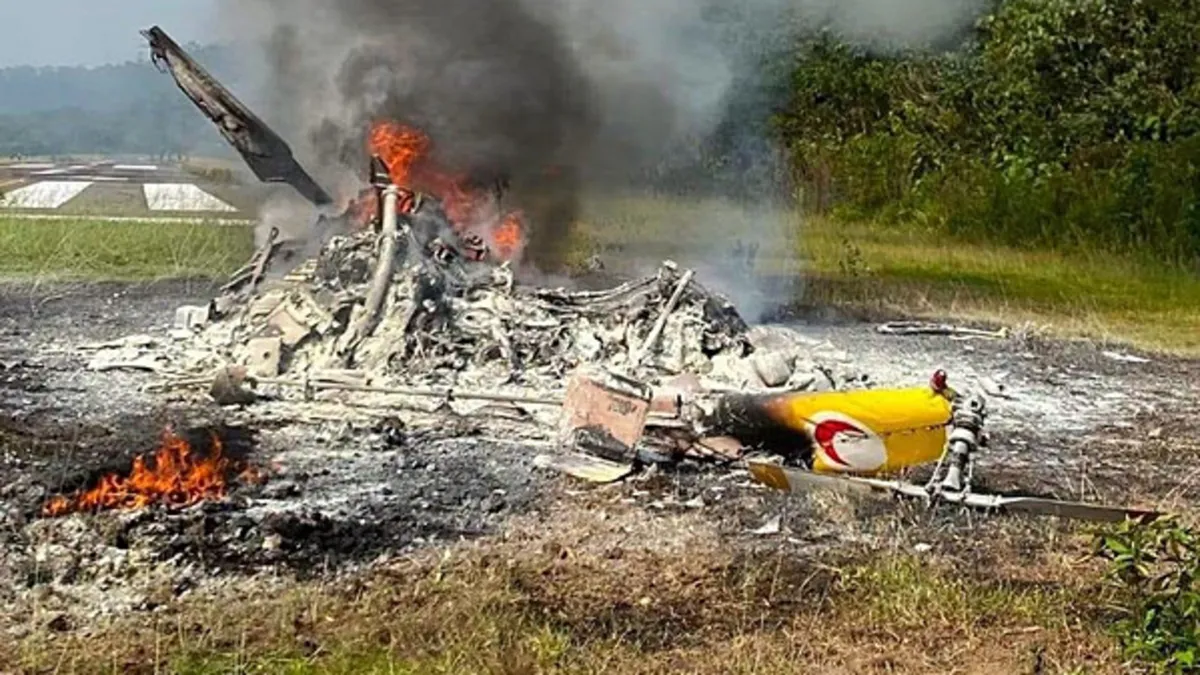 Malezya'da Sağlık Helikopteri Düştü: 5 Kişi Hayatını Kaybetti