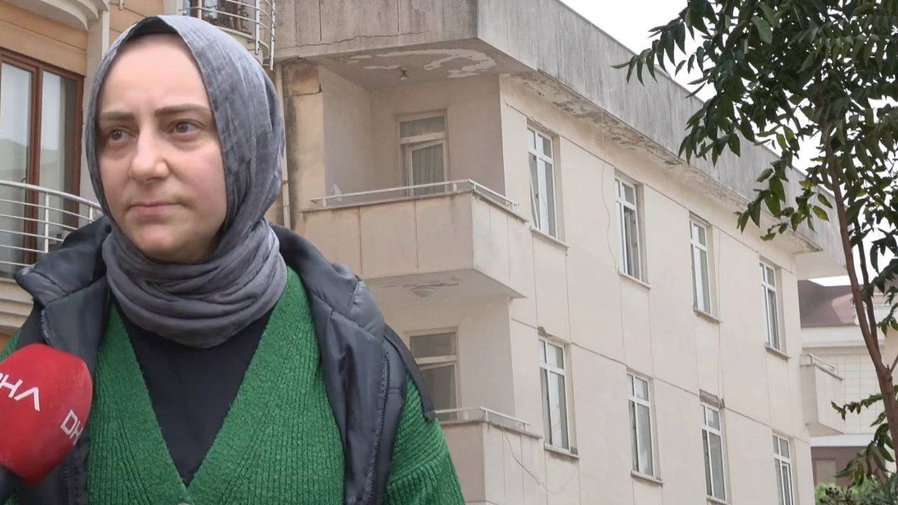 Maltepe'de bina çökmeden önce çatlakları kaydeden işletmeci: Kolon kesme yok