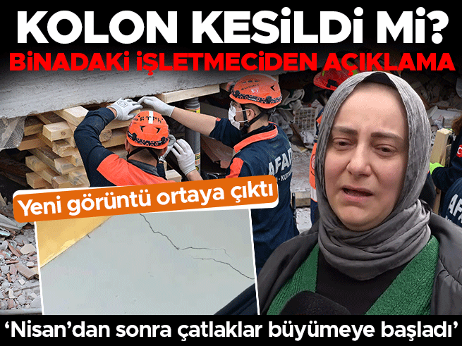 Maltepe'de Çöken Binanın İşletmecisi: Kolon Kesilmedi, Çatlaklar Büyüyordu