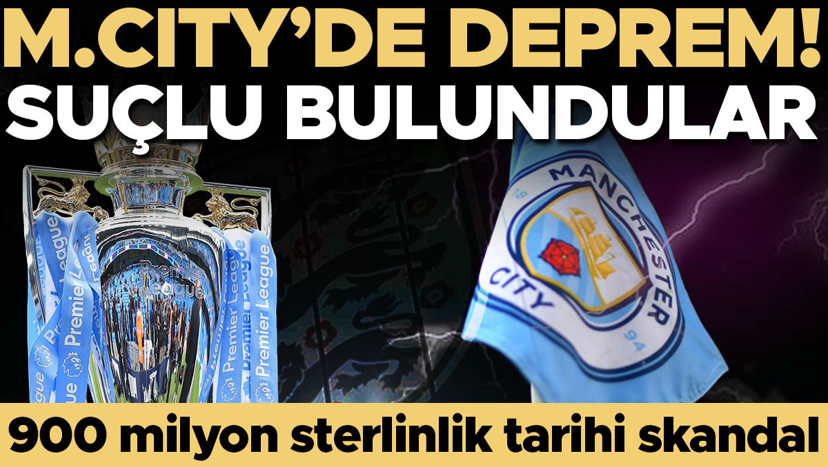 Manchester City için 900 Milyon Sterlinlik Şok: Premier Lig Suçlu Buldu