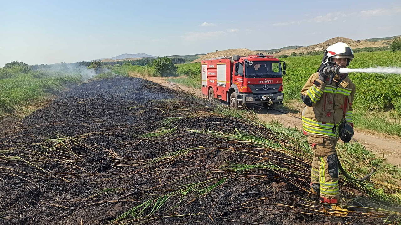Manisa'da 24 saatte 50 yangın: Aşırı sıcak ve rüzgar tetikledi