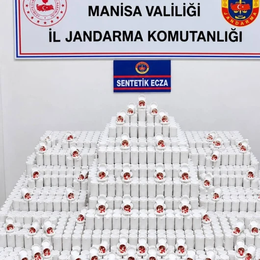 Manisa'da 86 Bin 654 Sentetik Ecza Ele Geçirildi