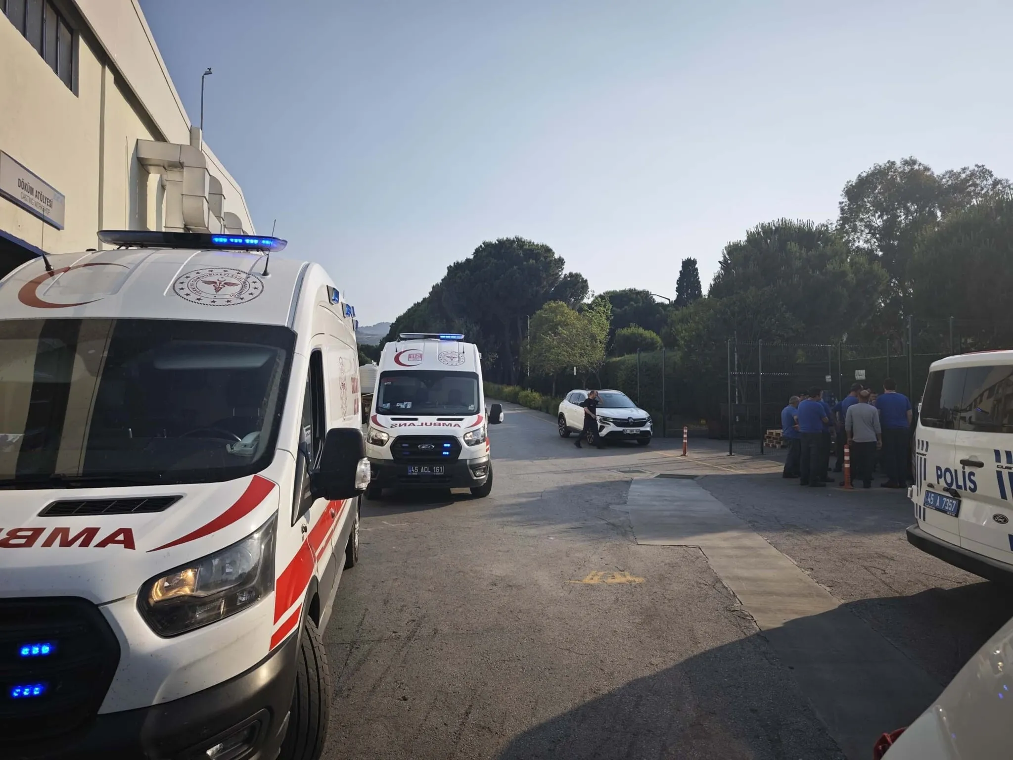 Manisa'da döküm makinesine sıkışan işçi hayatını kaybetti