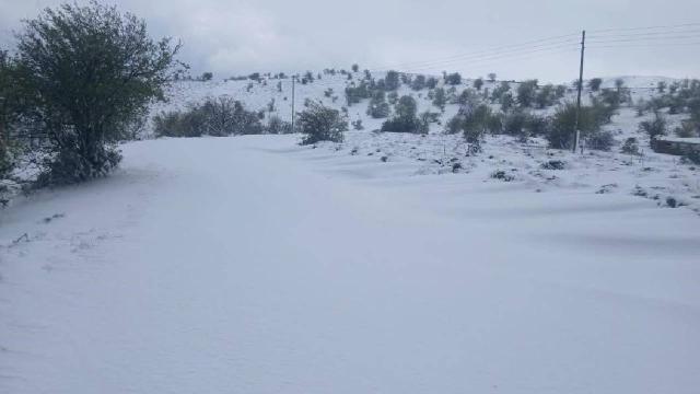 Manisa'da mevsimin ilk karı Alaşehir'de etkili oldu