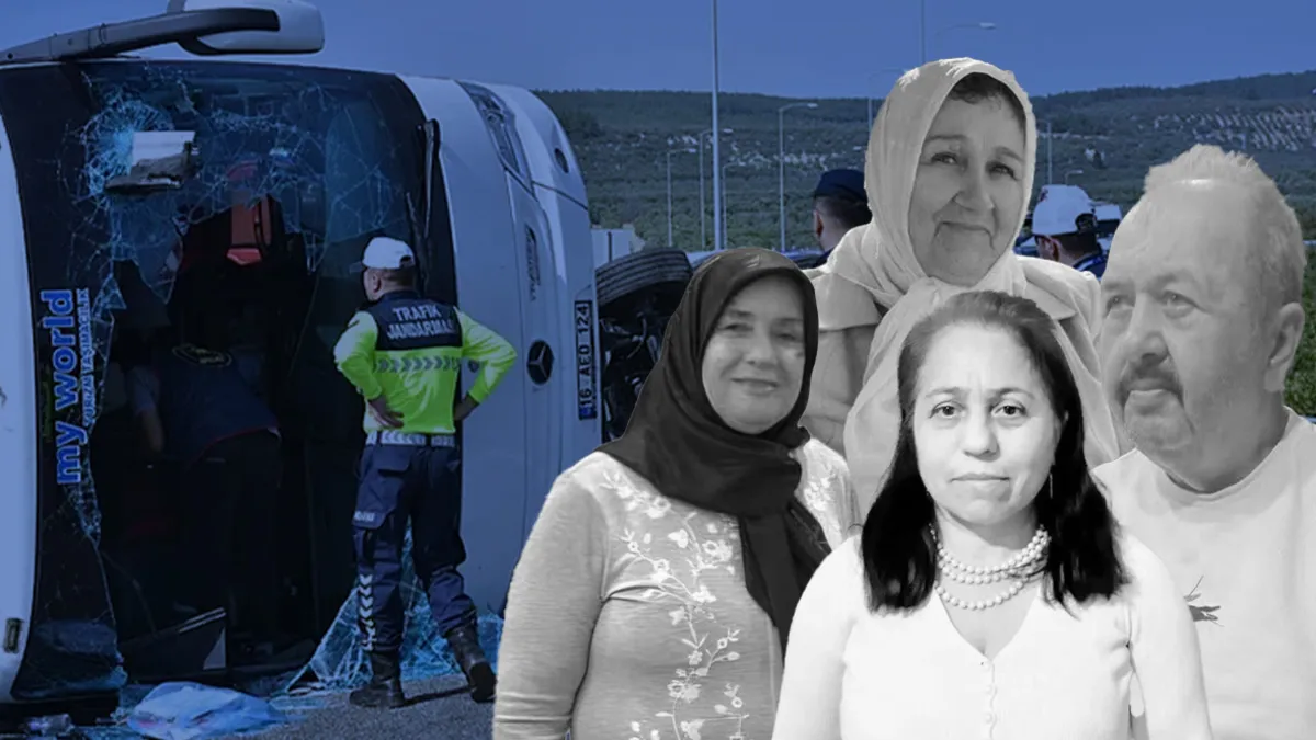 Manisa'daki otobüs faciasında Bursa'da 11 eve ateş düştü