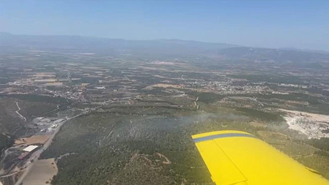 Manisa Soma'da Orman Yangını: Havadan ve Karadan Yoğun Müdahale