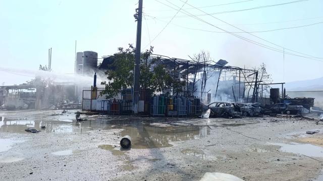 Manisa'daki tüp dolum tesisinde patlama: 1 ölü, 2 yaralı