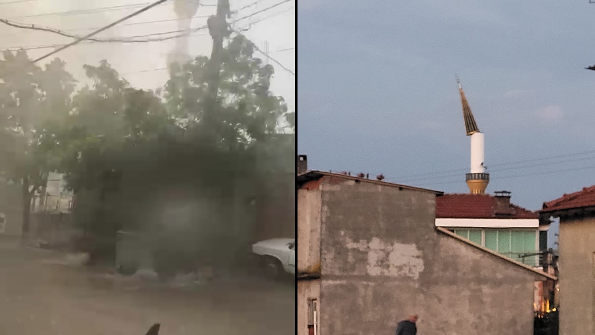 Manisa'da sağanak ve fırtına ev ve iş yerlerini vurdu