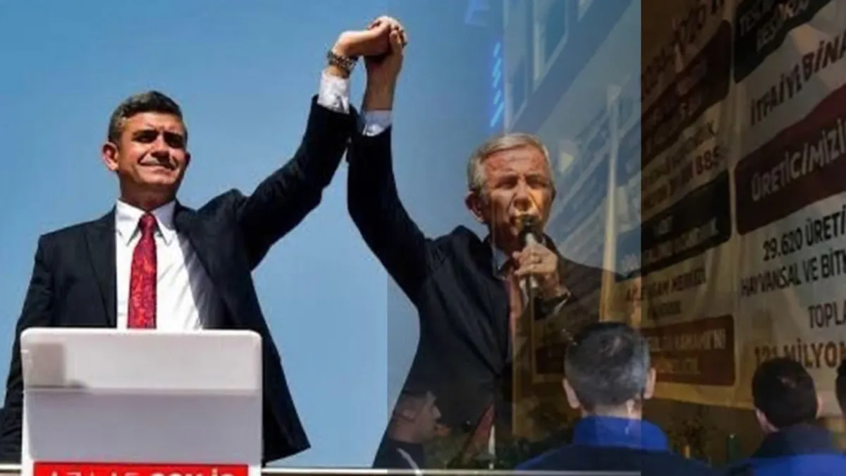 Mansur Yavaş'ın Haymana'daki Pankartları Gece Yarısı Söküldü