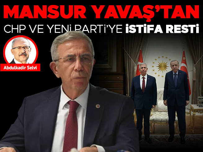 Mansur Yavaş'tan İstifa Resti: CHP ve Yeni Parti'ye Sert Mesaj
